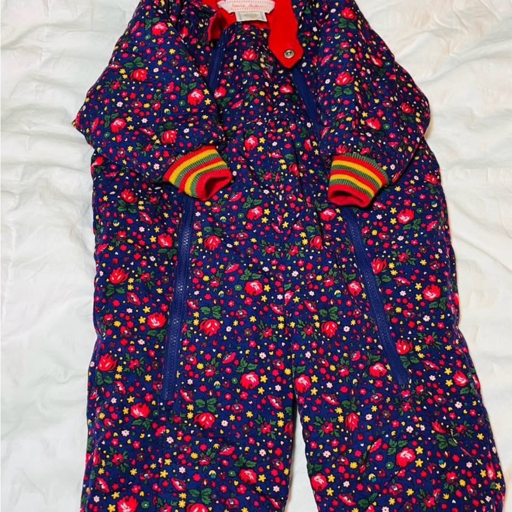 Hanna Andersson Floral Snowsuit